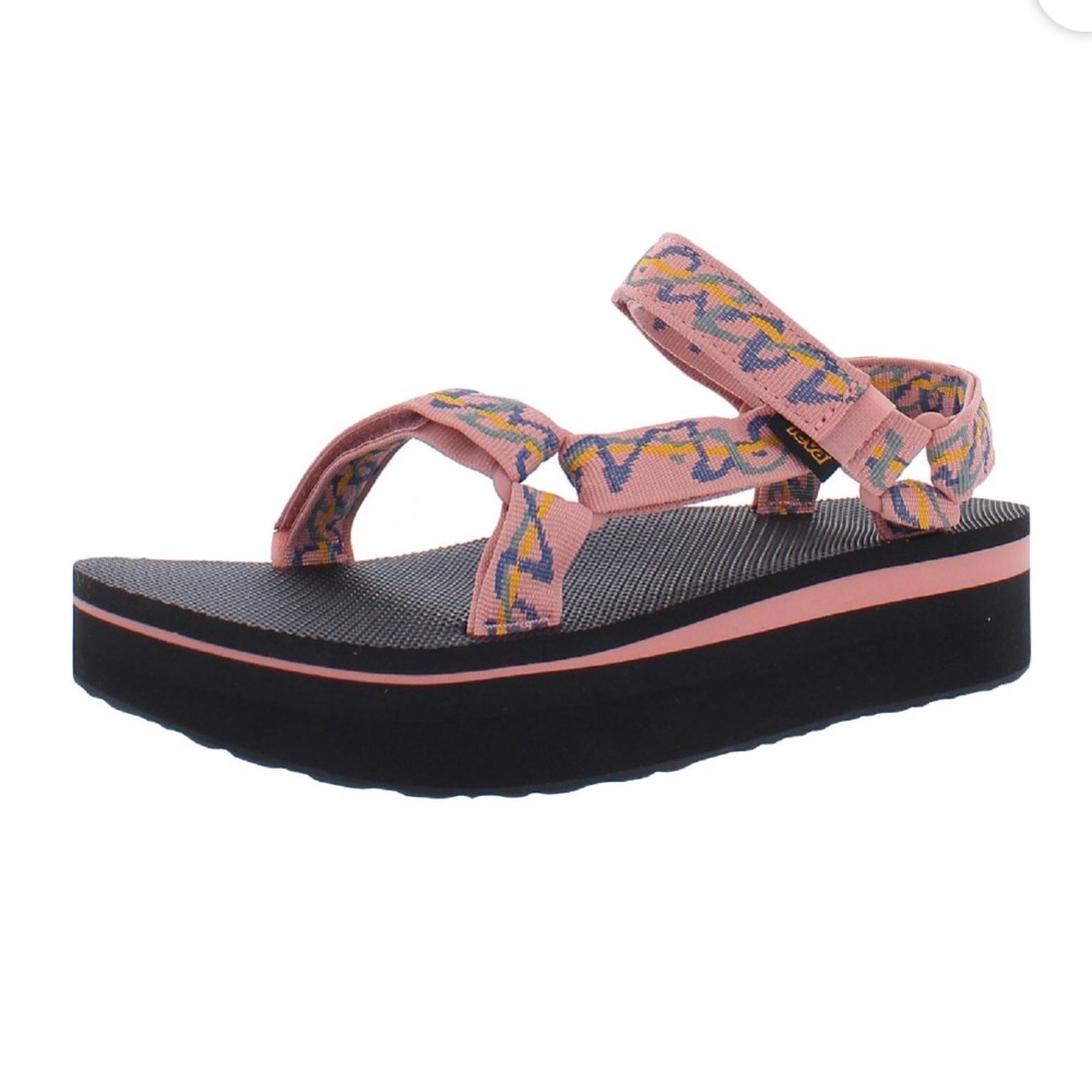 TEVA Universal Flatform Sandal In Ziggy Rose Pink Womens 9